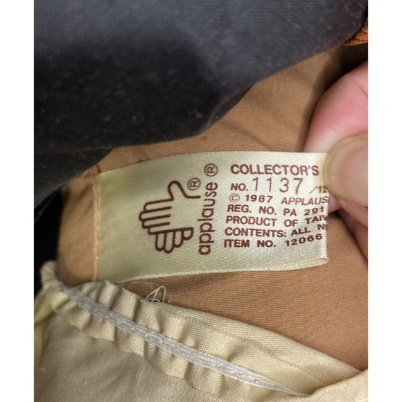 Applause Bears Catherine Remembrance Collection #12066 17" Plaid Lace - Picture 7 of 9